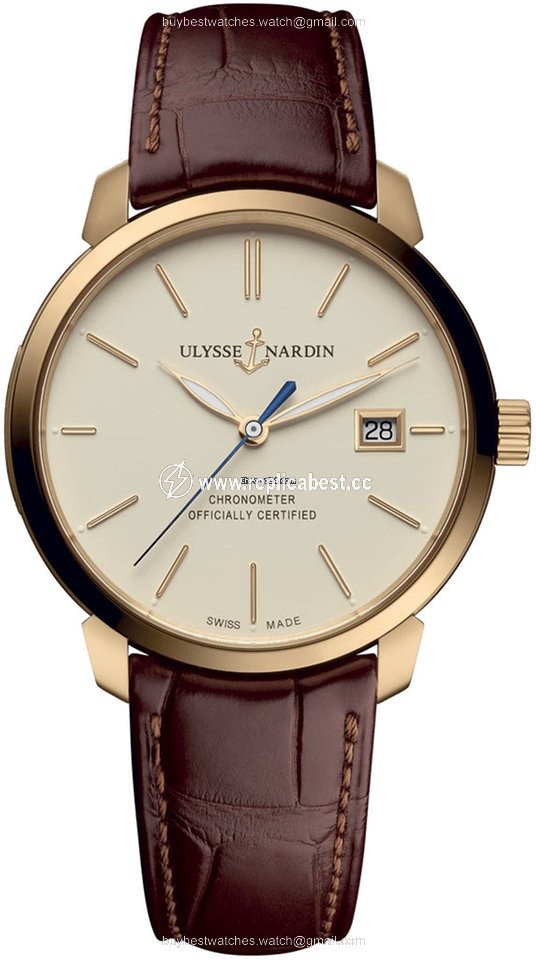 Ulysse Nardin San Marco Mens watch Unisex Automatic Rose gold 8156-111-2 91