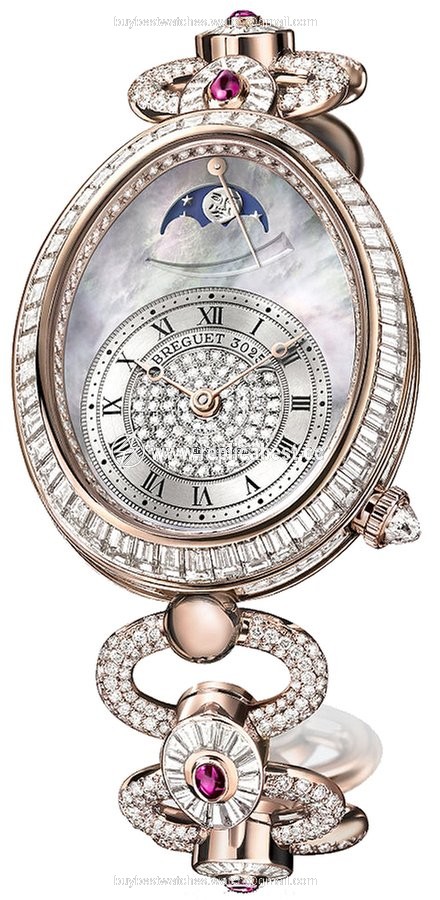 Breguet Reine de Naples Womens watch Automatic Rose gold 8909br 8t j29.dddr