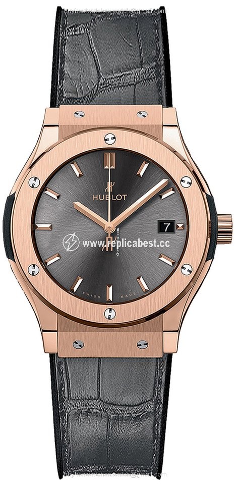 Hublot Classic Fusion Racing Grey Womens watch Quartz Rose gold 581.ox.7081.rx
