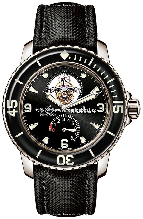 Blancpain Fifty Fathoms Mens watch Unisex Automatic White gold 5025-1530-52b