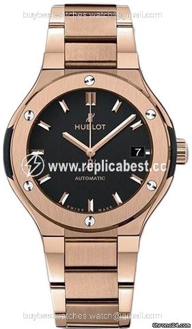 Hublot Classic Fusion 45, 42, 38, 33 mm Womens watch Automatic Rose gold 585.ox.1180.ox