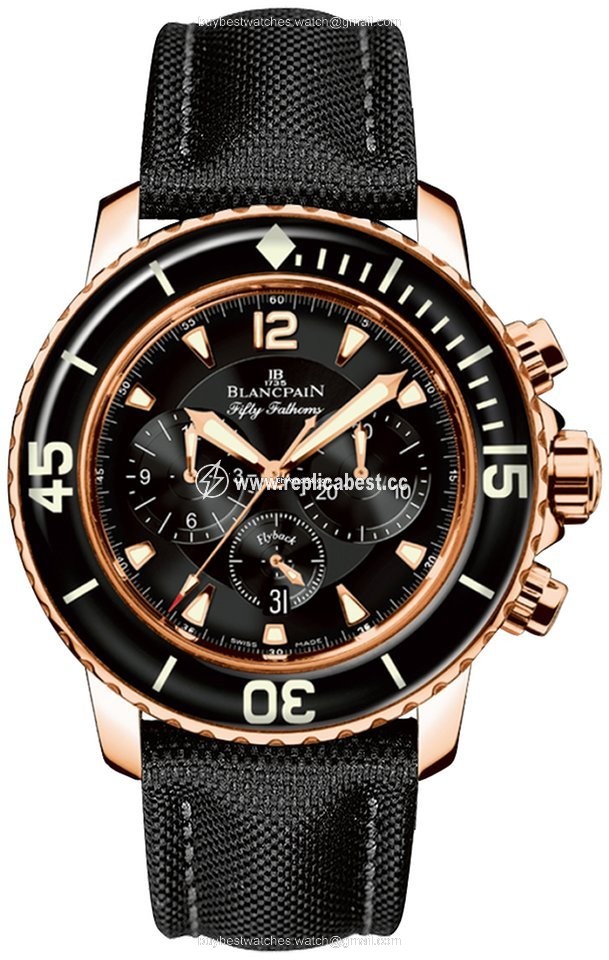 Blancpain Fifty Fathoms Mens watch Unisex Automatic Rose gold 5085F-3630-52b