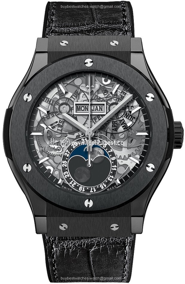Hublot Classic Fusion Aerofusion Mens watch Unisex Automatic Ceramic 517.cx.0170.lr Black Magic