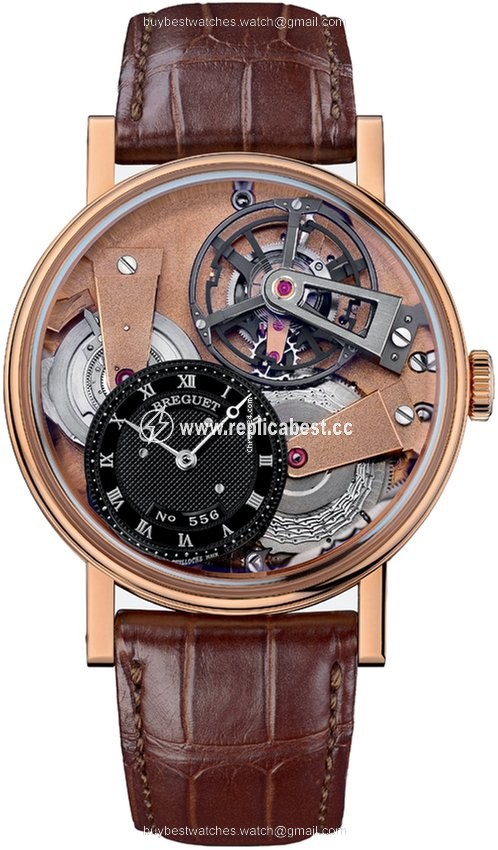 Breguet Tradition Mens watch Unisex Manual winding Rose gold 7047br r9 9zu