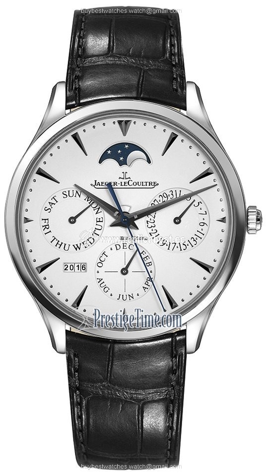 Jaeger-LeCoultre Master Ultra Thin Perpetual Mens watch Unisex Automatic White gold 1303520