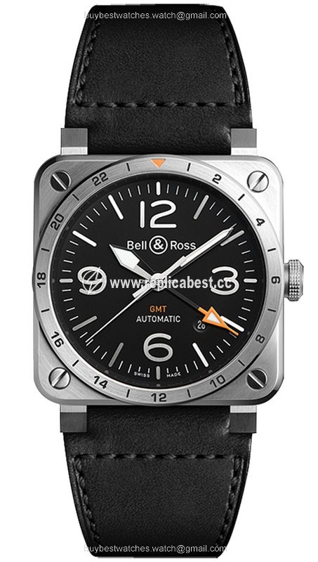 Bell & Ross BR 03 Mens watch Unisex Automatic Steel BR0393-GMT-ST SCA