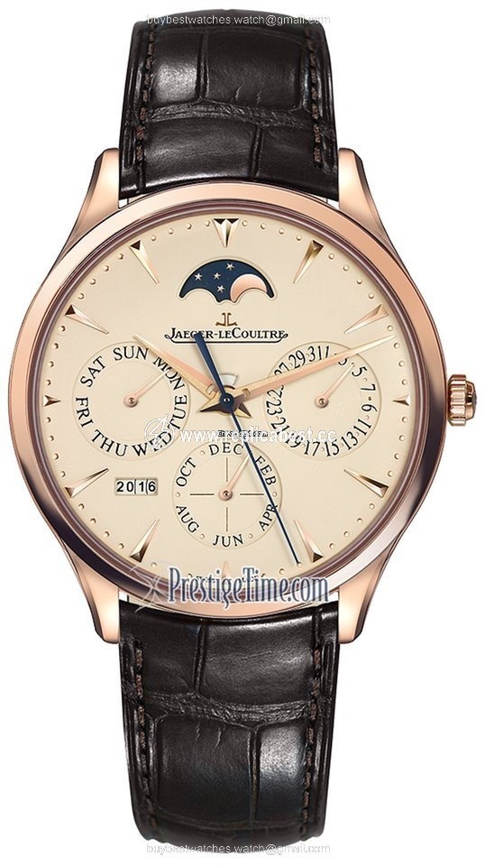 Jaeger-LeCoultre Master Ultra Thin Perpetual Mens watch Unisex Automatic Rose gold 1302520