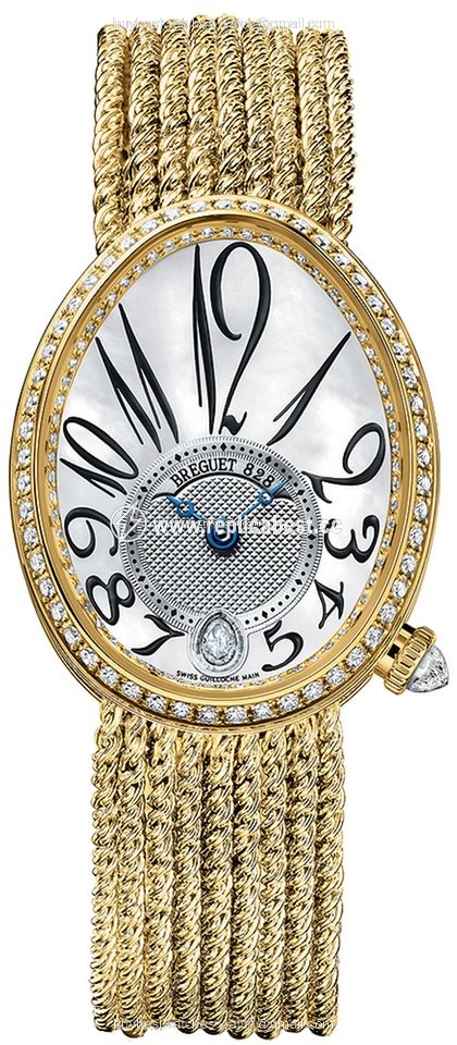 Breguet Reine de Naples Womens watch Automatic Yellow gold 8918ba 58 j39.d00d