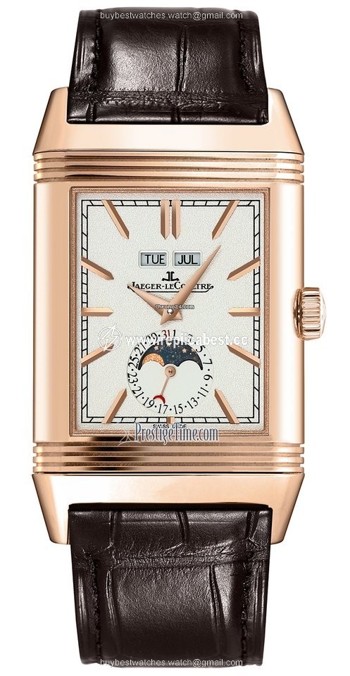 Jaeger-LeCoultre Reverso Mens watch Unisex Manual winding Rose gold 3912420 Tribute Calendar
