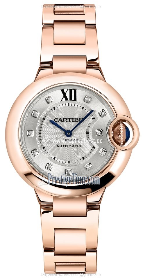 Cartier Ballon Bleu 33mm Womens watch Automatic Rose gold we902062