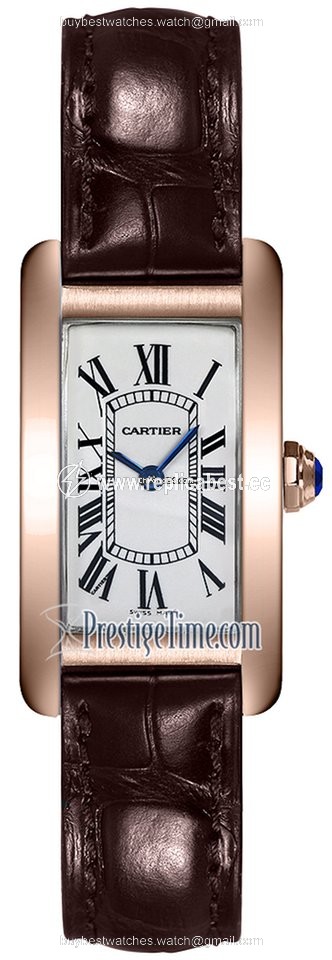 Cartier Tank Americaine Womens watch Quartz Rose gold w2607456