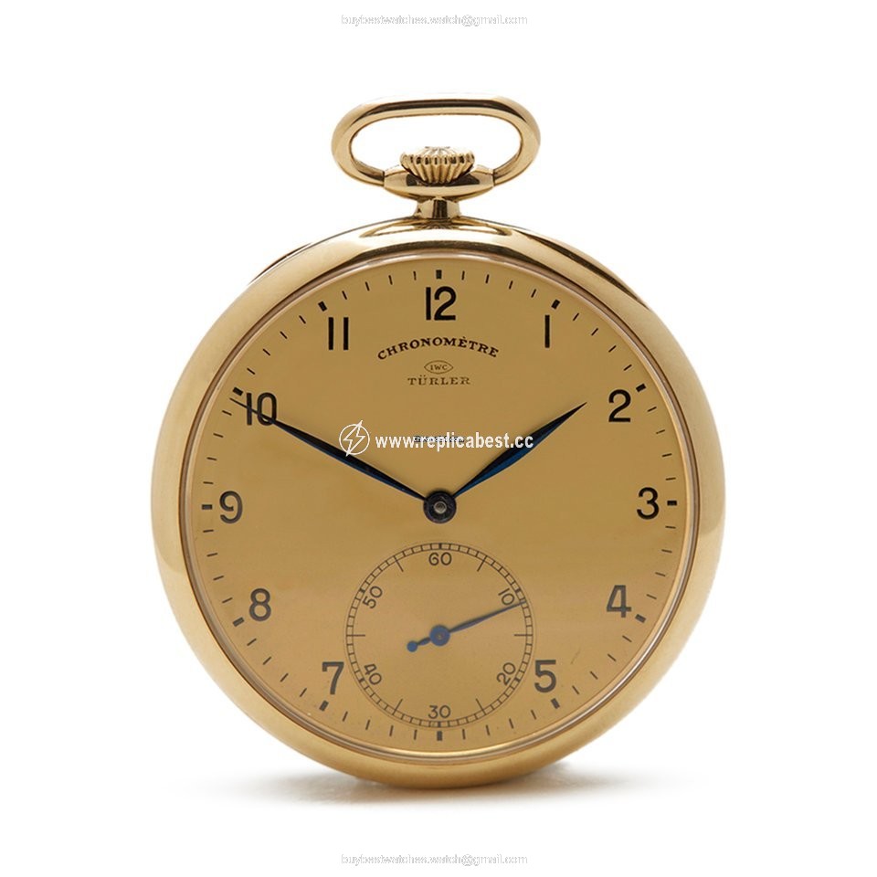 IWC Mens watch Unisex Manual winding Yellow gold Caliber 97