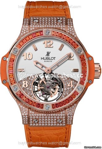 Hublot Big Bang Tutti Frutti Mens watch Unisex Manual winding Rose gold 345.PO.2010.LR.0906