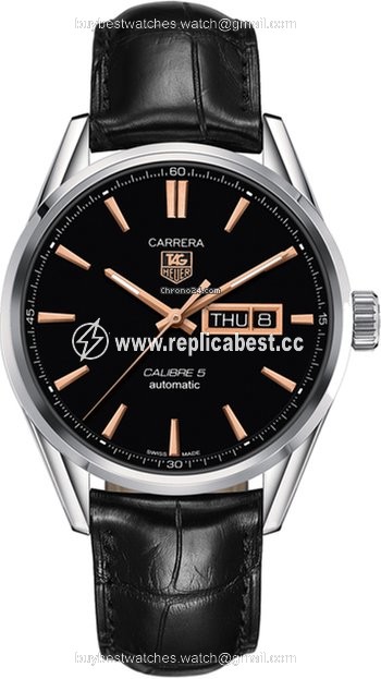 TAG Heuer Carrera Calibre 5 Mens watch Unisex Automatic Steel WAR201C.FC6266