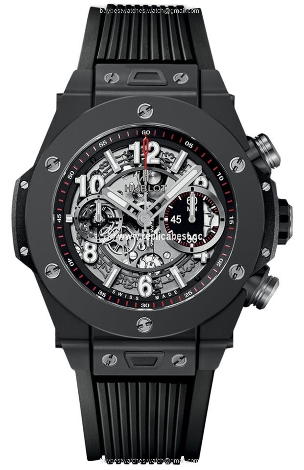 Hublot Big Bang Unico Mens watch Unisex Automatic Ceramic 411.ci.1170.rx Black Magic