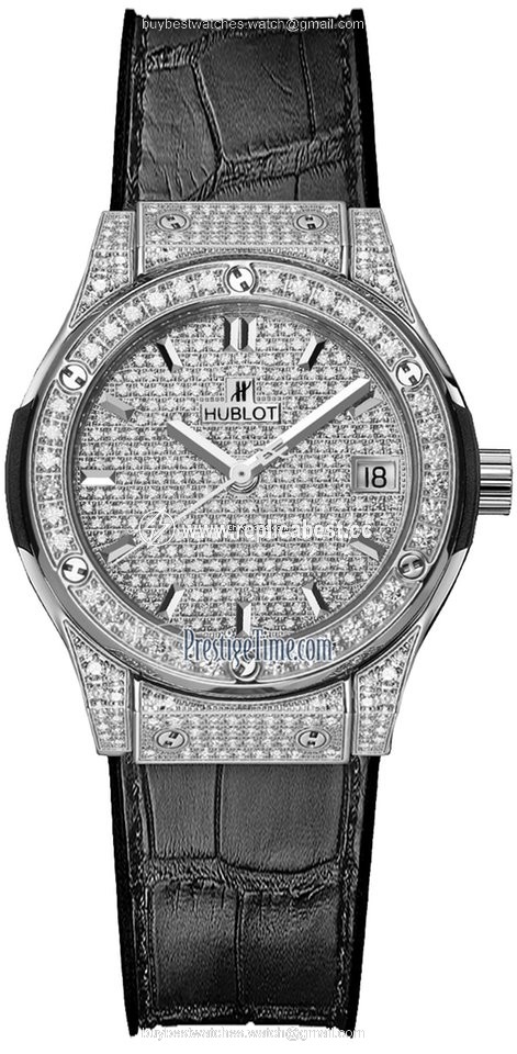 Hublot Classic Fusion Quartz Womens watch Quartz Titanium 581.nx.9010.lr.1704