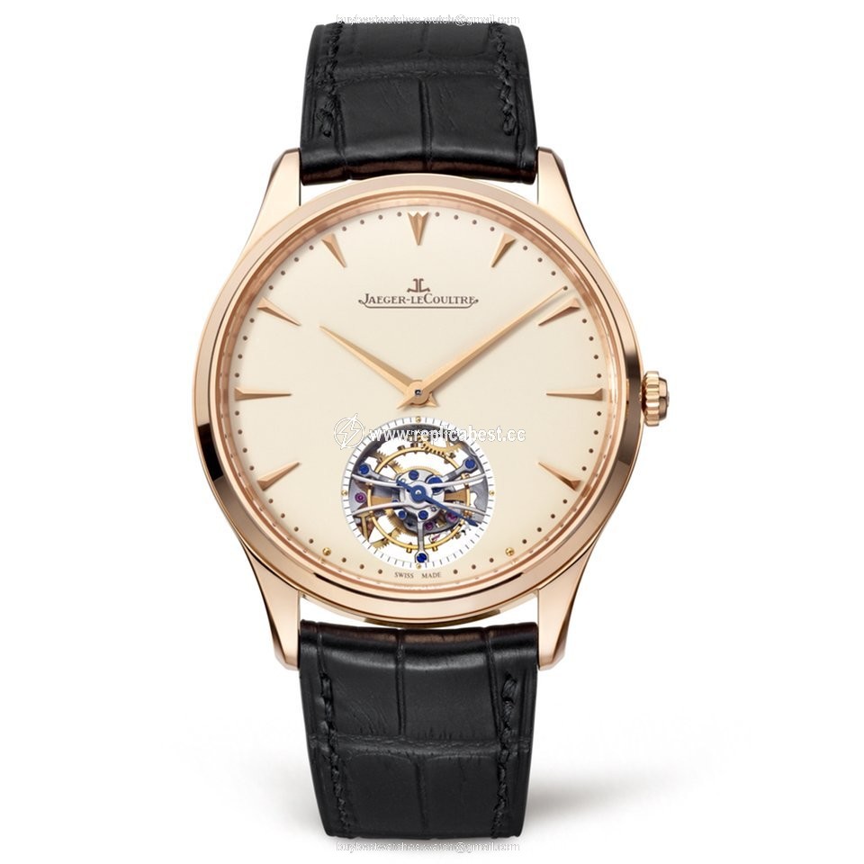 Jaeger-LeCoultre Master Ultra Thin Tourbillion Mens watch Unisex Automatic Rose gold Q1322410