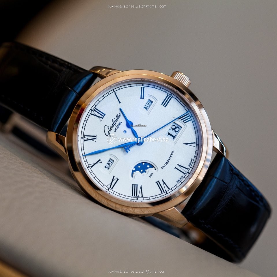 Glashutte Original Senator Perpetual Calendar Mens watch Unisex Automatic Red gold 100-02-22-05-05