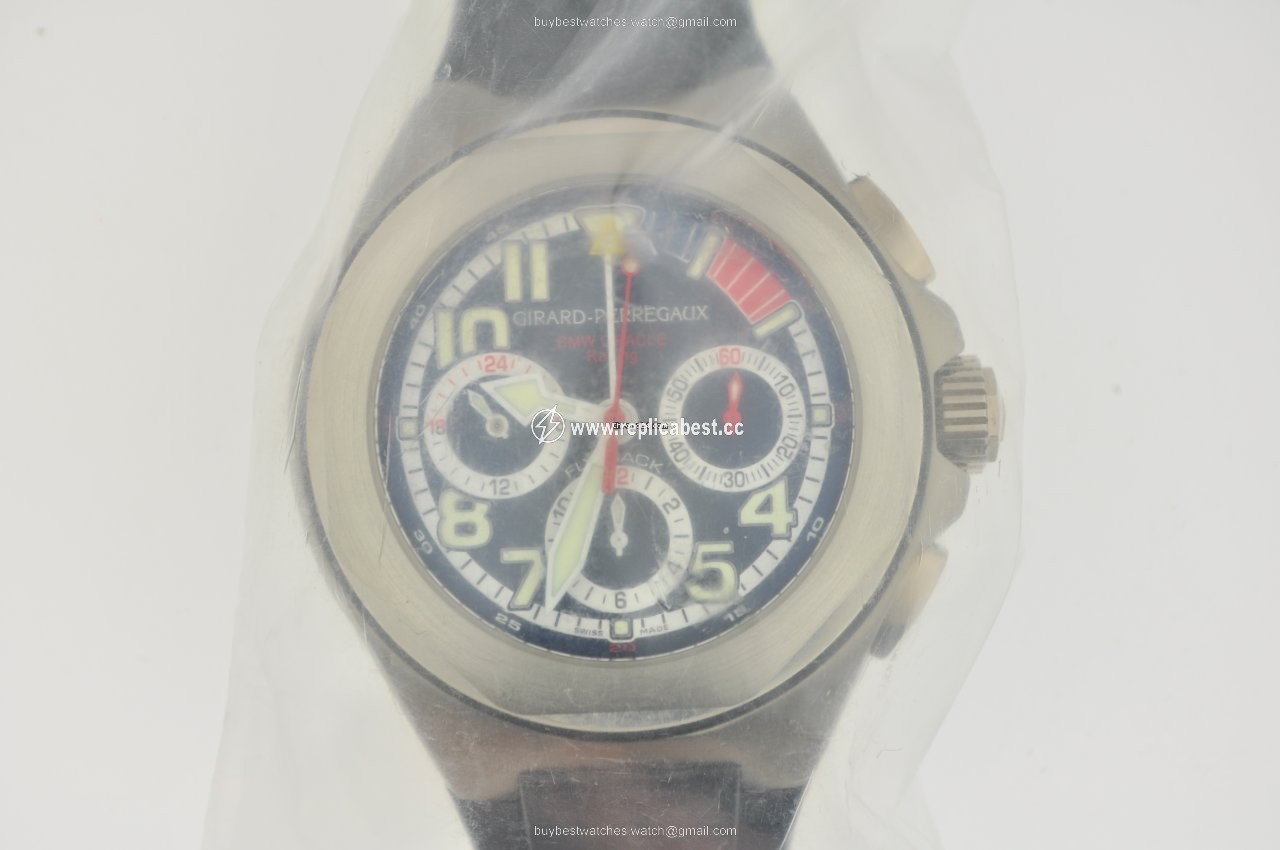 Girard Perregaux Laureato Mens watch Unisex Manual winding Steel 80175-25-652-FK6A