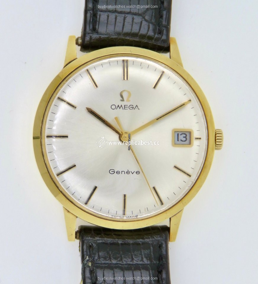 Omega Mens watch Unisex Manual winding Gold Steel 132041