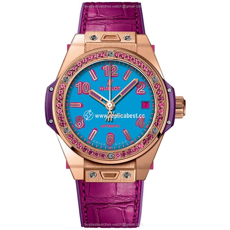 Hublot Big Bang Pop Art Womens watch Automatic Rose gold 465.OP.5189.LR.1233.POP16 ROSE