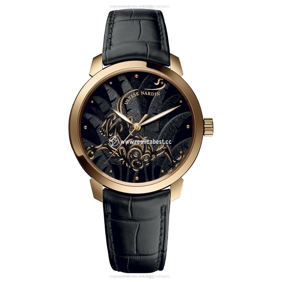 Ulysse Nardin Classic Mens watch Unisex Automatic Rose gold 8152-111-2 SINGE