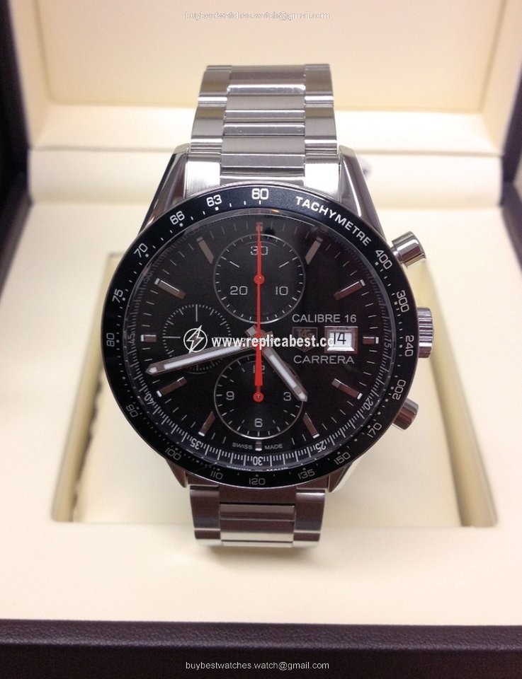 TAG Heuer Carrera Calibre 16 Mens watch Unisex Automatic Steel CV201AK