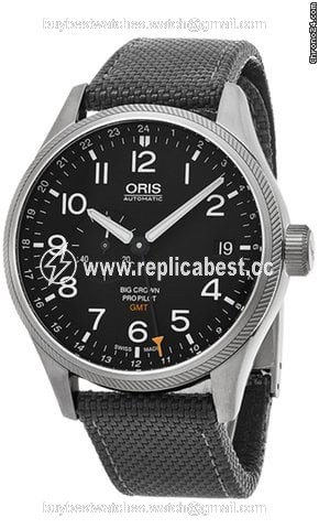 Oris Big Crown ProPilot GMT Mens watch Unisex Automatic Steel 01 748 7710 4164 07 5 22 17FC