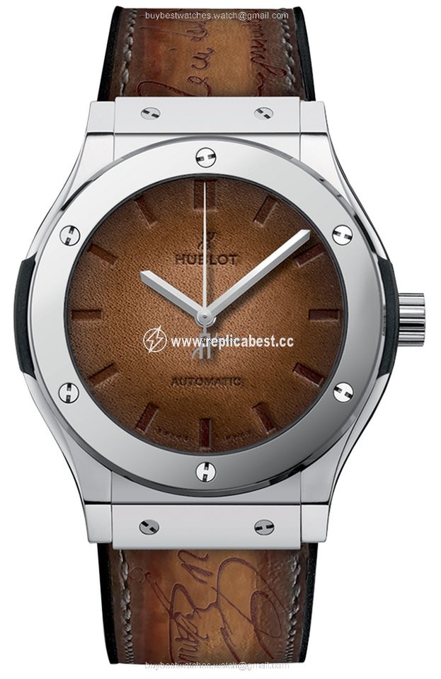 Hublot Classic Fusion 45, 42, 38, 33 mm Mens watch Unisex Automatic Platinum 511.TX.050T.VR.BER16 Berluti