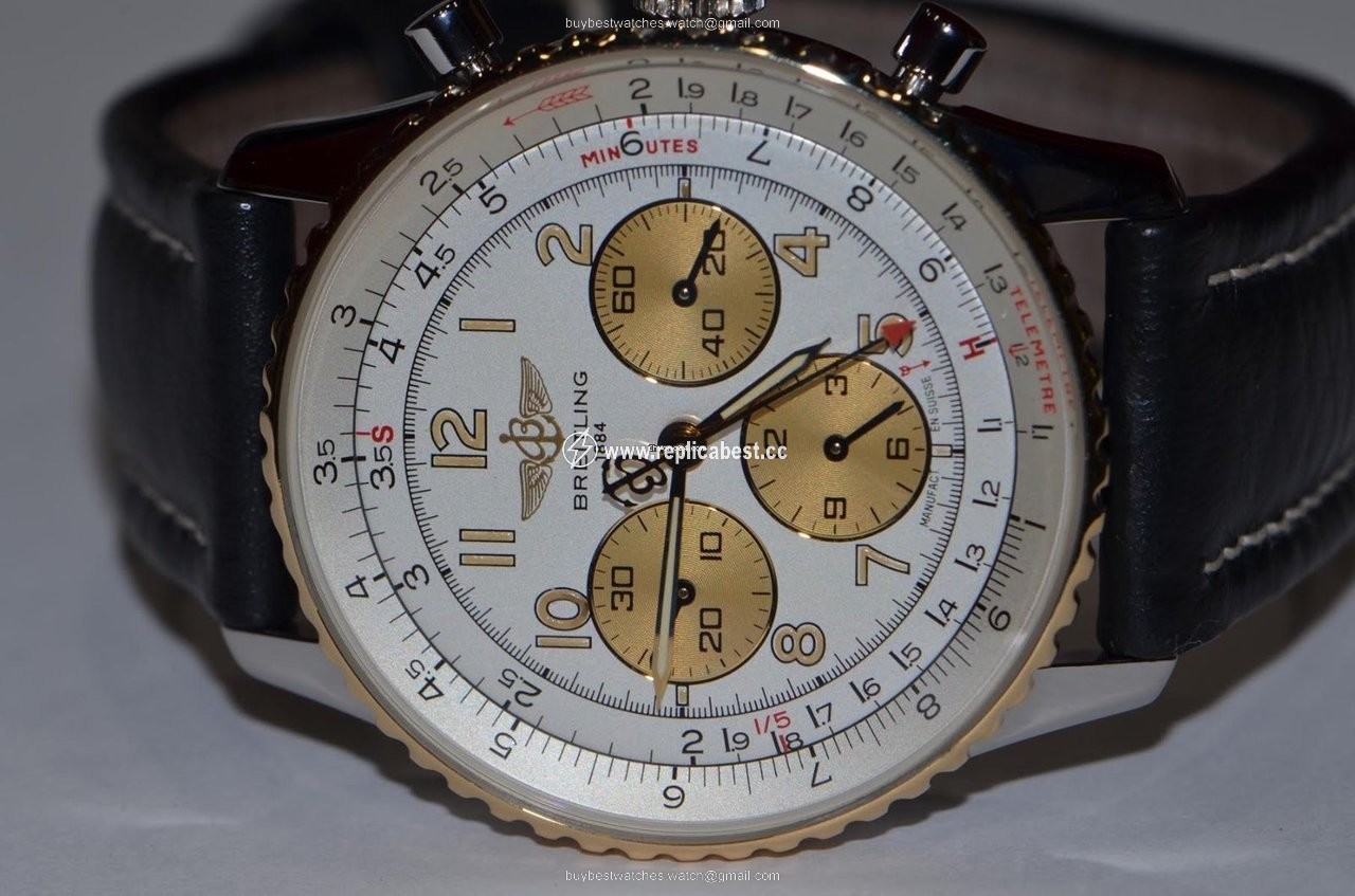 Breitling Navitimer Mens watch Unisex Automatic Gold Steel D30022