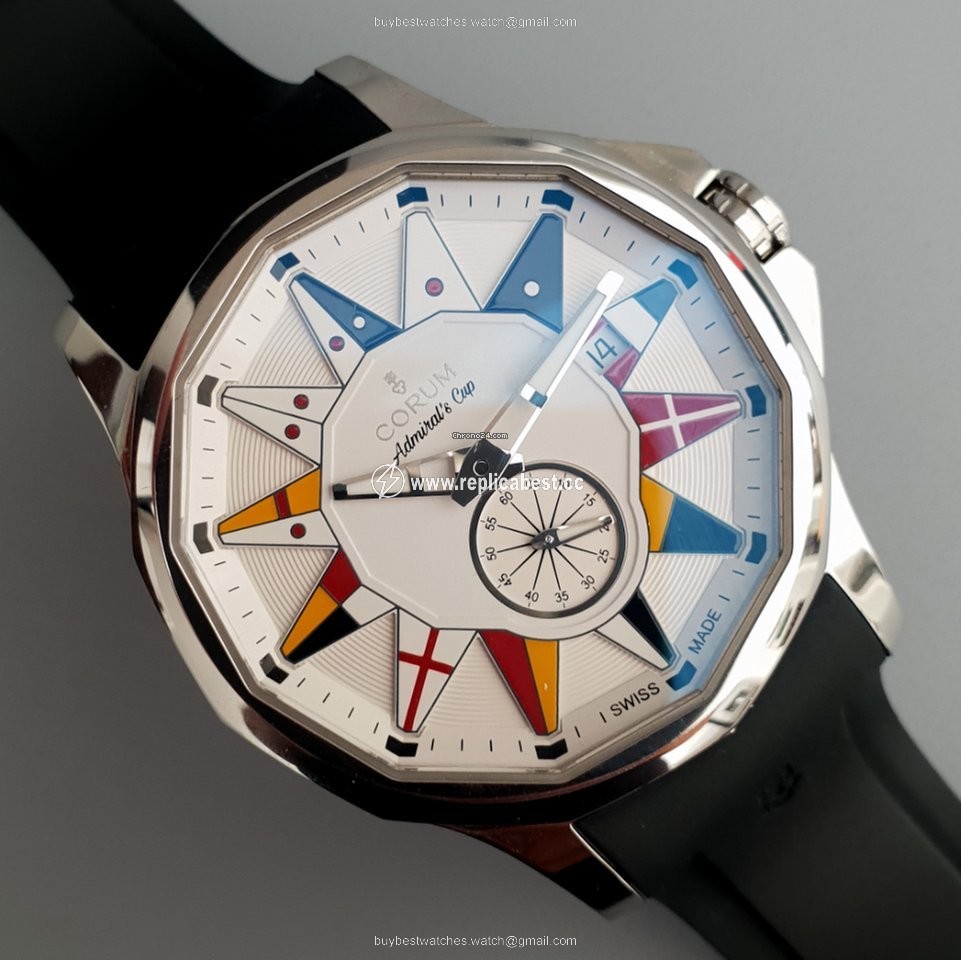 Corum Admirals Cup Legend 42 Mens watch Unisex Automatic Steel 395.101.20 F371.AA12