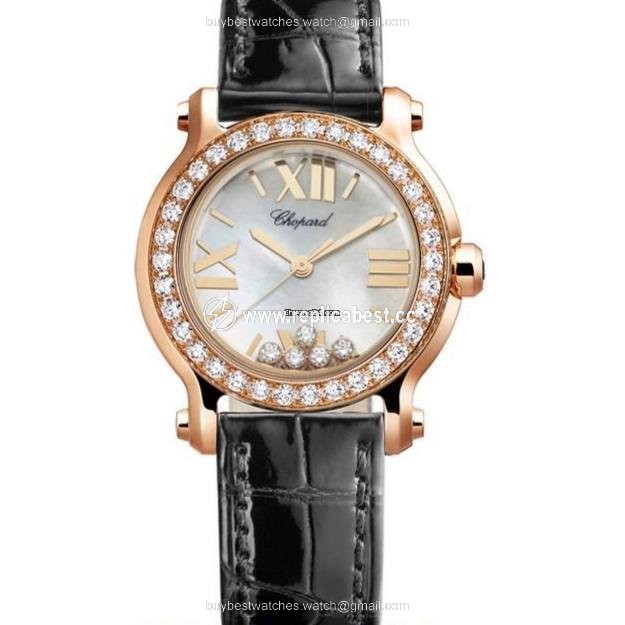 Chopard Happy Sport Womens watch Quartz Rose gold 274189-5005
