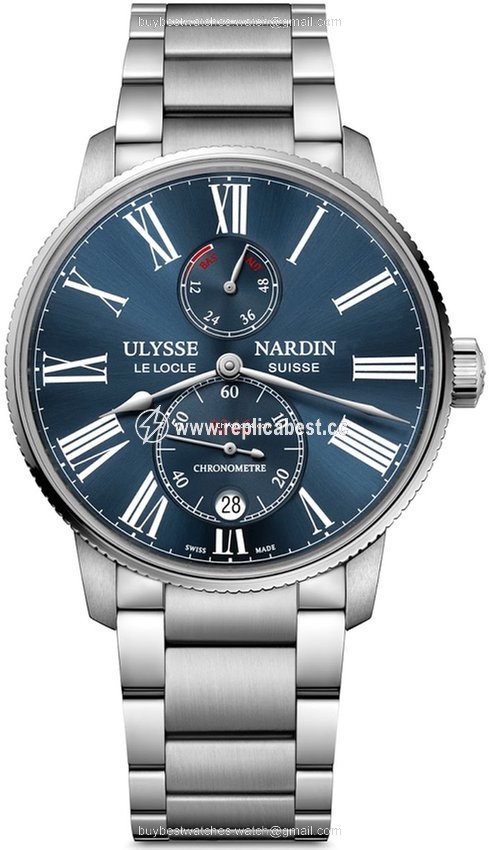Ulysse Nardin Marine Torpilleur Mens watch Unisex Automatic Steel 1183-310-7m 43