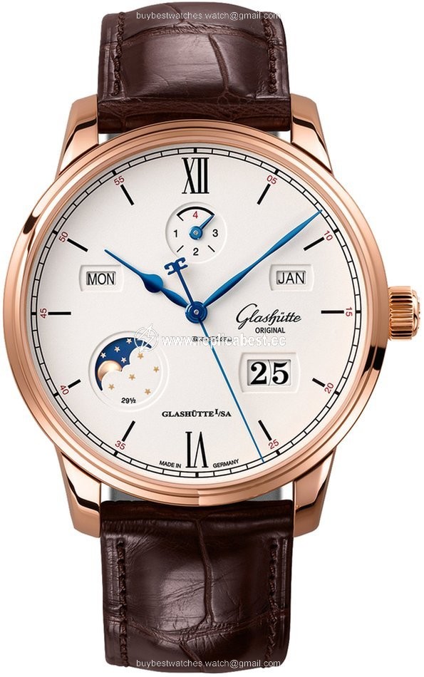 Glashutte Original Senator Excellence Mens watch Unisex Automatic Rose gold 1-36-02-02-05-30