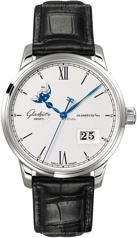 Glashutte Original Senator Excellence Mens watch Unisex Automatic Steel 1-36-04-01-02-30