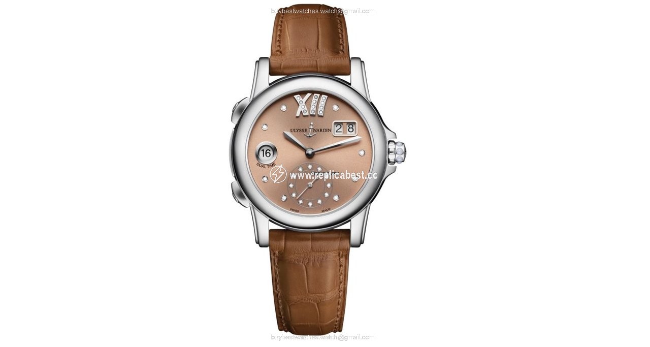 Ulysse Nardin Dual Time Womens watch Automatic Steel 3343-222 30-09
