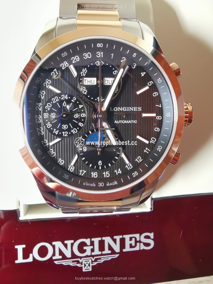 Longines Conquest Classic Mens watch Unisex Automatic Gold Steel L2.798.5.52.7