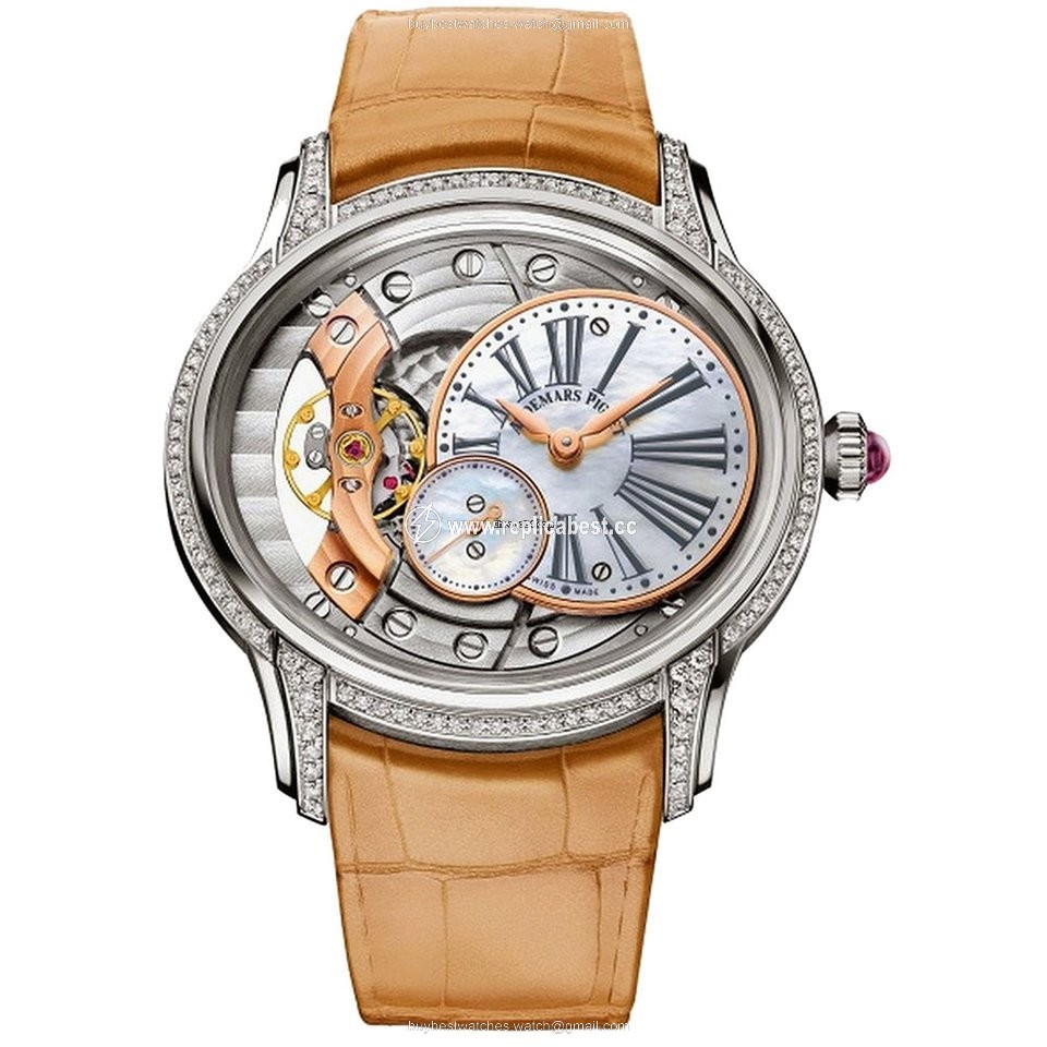 Audemars Piguet Millenary Womens watch Manual winding White gold 77247BC.ZZ.A813CR.01