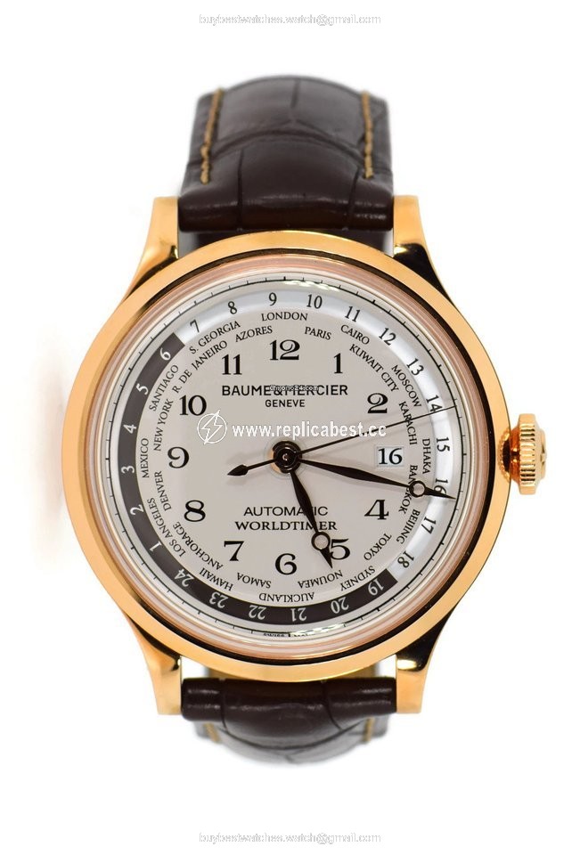 Baume & Mercier Capeland Mens watch Unisex Automatic Rose gold MOA10107