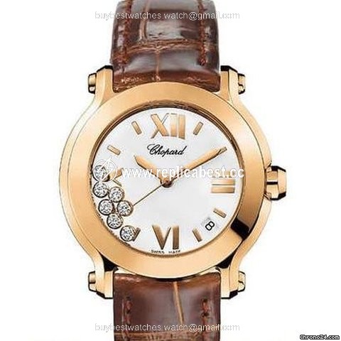 Chopard Happy Sport Womens watch Quartz Rose gold 27 7471-5001