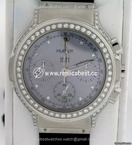 Hublot Elegant Mens watch Unisex Quartz Steel 1640.844M.1.024