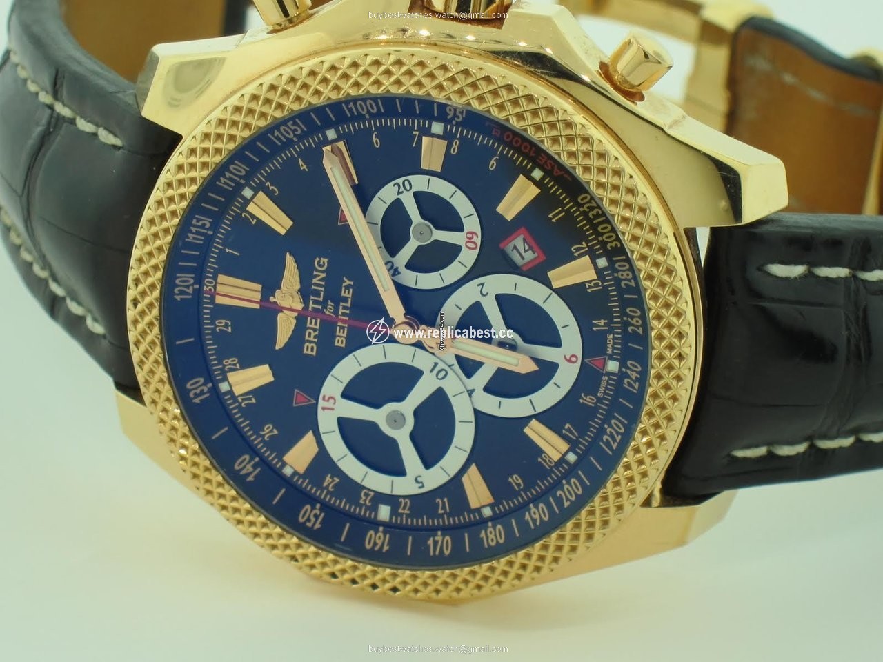 Breitling Bentley Barnato Mens watch Unisex Automatic Rose gold R25366