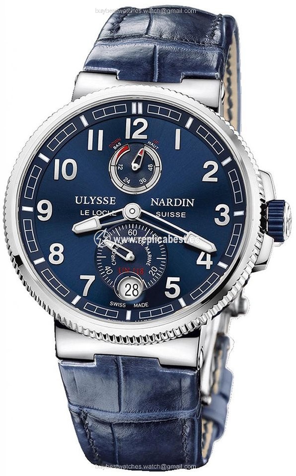 Ulysse Nardin Marine Chronometer Manufacture Mens watch Unisex Automatic Steel 1183-126