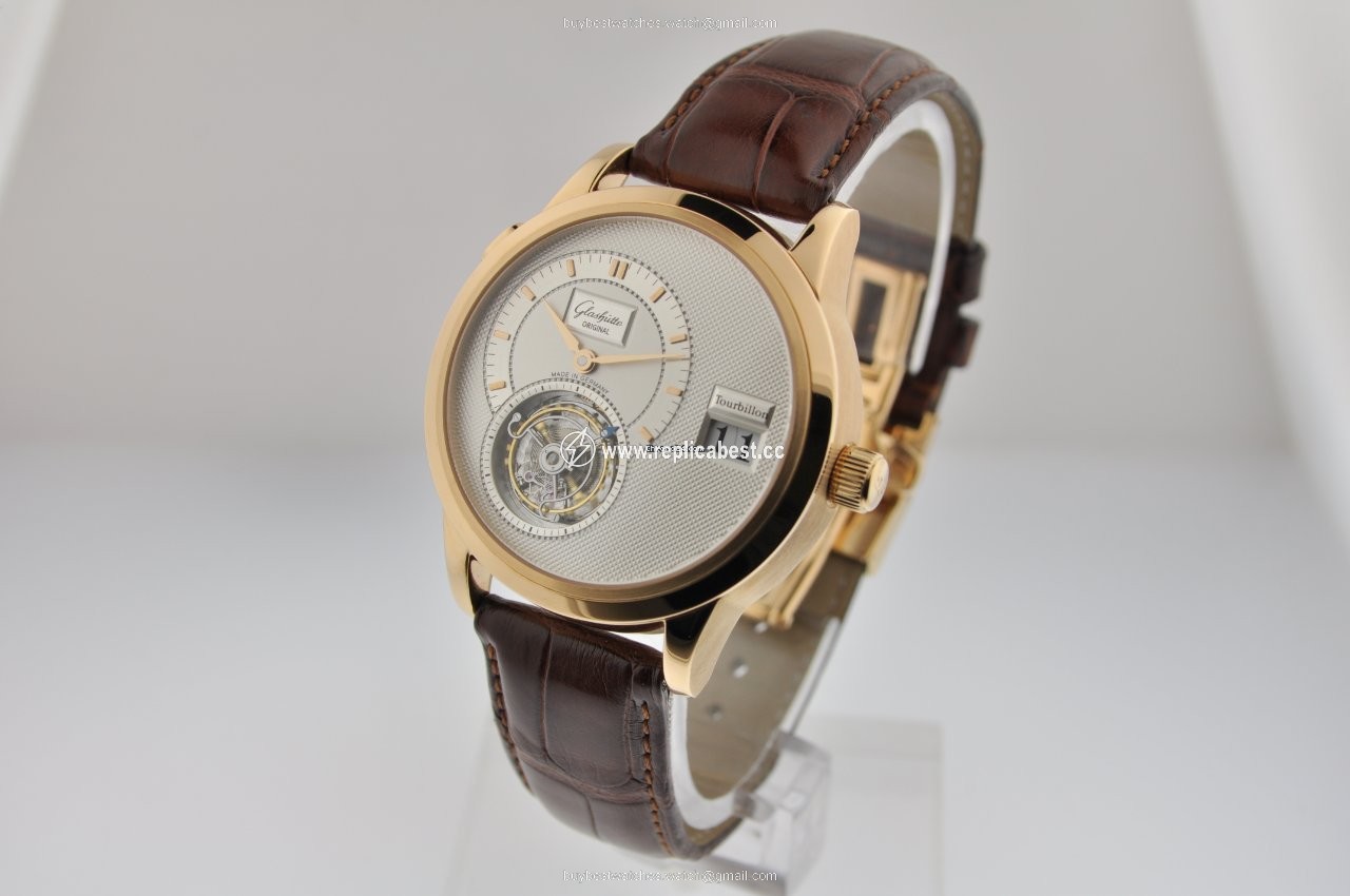 Glashutte Original PanoMatic Mens watch Unisex Manual winding Rose gold 93-01-01-04