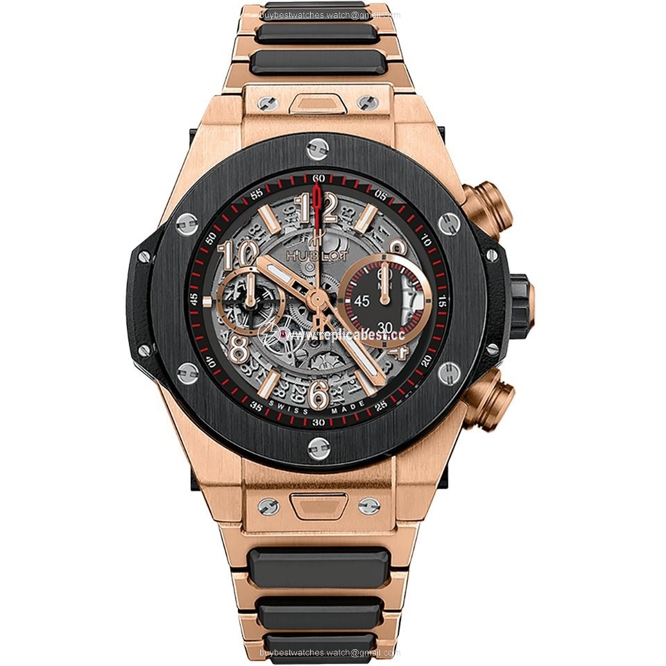 Hublot Big Bang Unico Mens watch Unisex Automatic Rose gold 411.OM.1180.OM