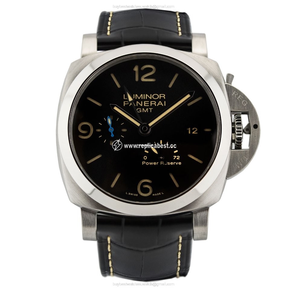 Panerai Luminor 1950 3 Days GMT Power Reserve Automatic Mens watch Unisex Automatic Steel PAM01321 or PAM1321