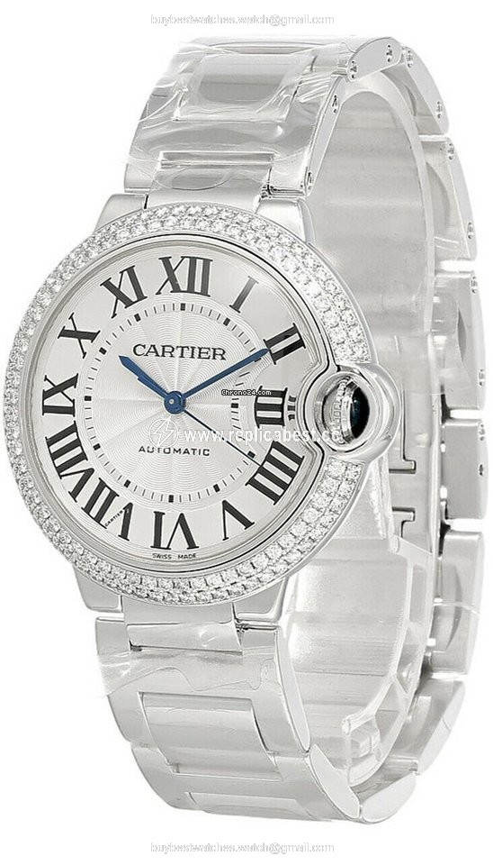 Cartier Ballon Bleu 36mm Automatic White gold WE9006Z3