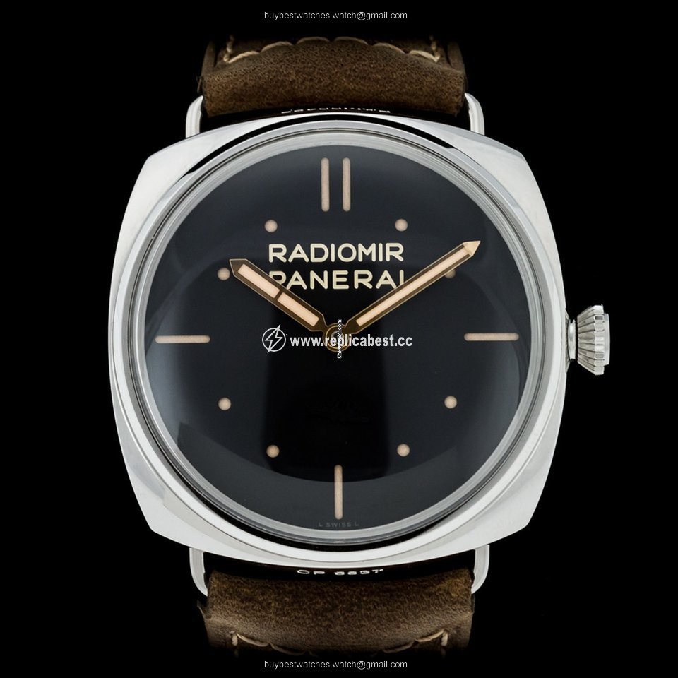 Panerai Radiomir 3 Days 47mm Mens watch Unisex Automatic Steel PAM00425
