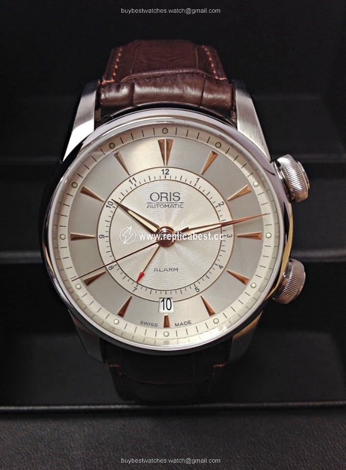 Oris Artelier Alarm Mens watch Unisex Automatic Steel 01 908 7607 4051