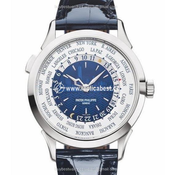 Patek Philippe World Time Mens watch Unisex Automatic White gold 5230G